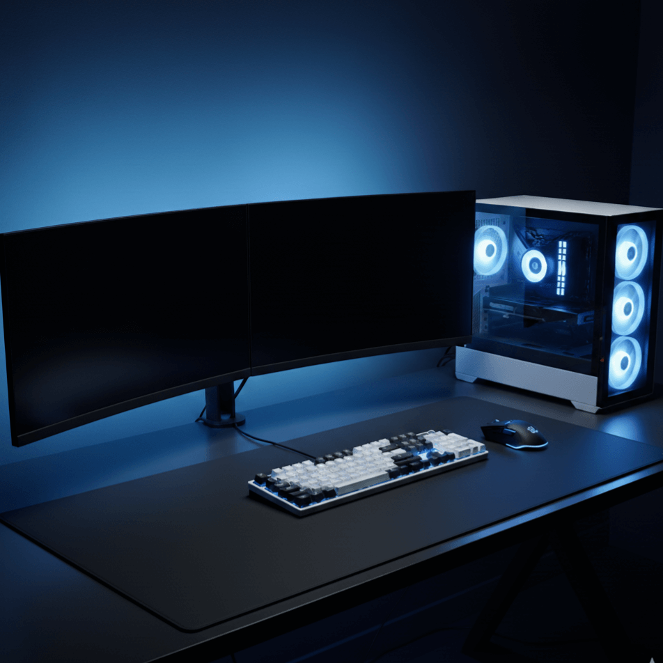 Gamer Deskmat Black (XXL)