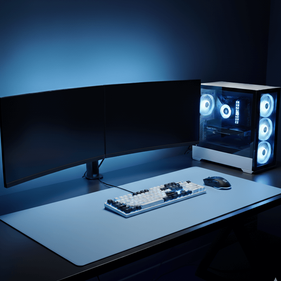 Gamer Deskmat Blue (XXL)
