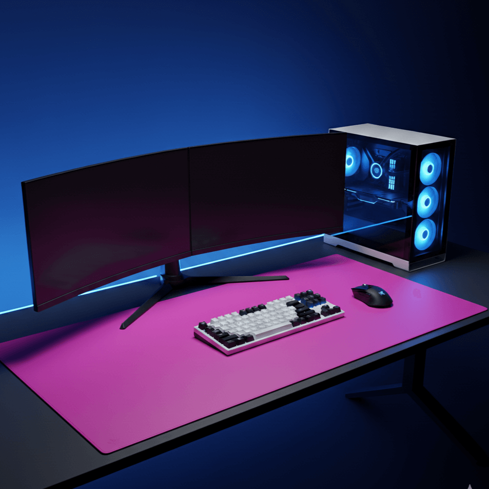 Gamer Deskmat Fuchsia (XXL)