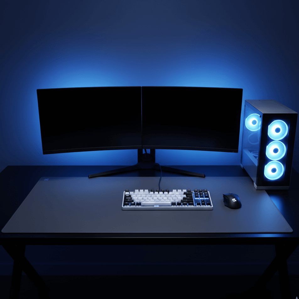 Gamer Deskmat Grey (XXL)