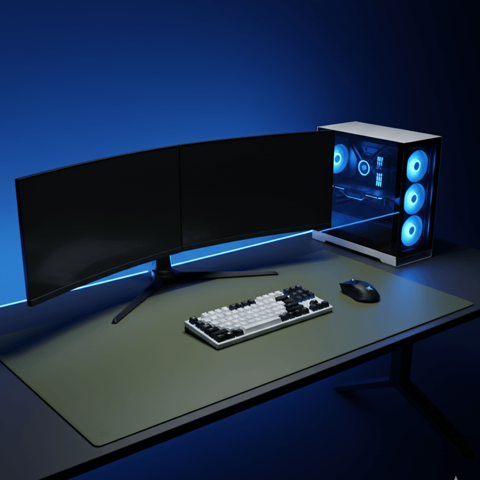 Gamer Deskmat Khaki (XXL)