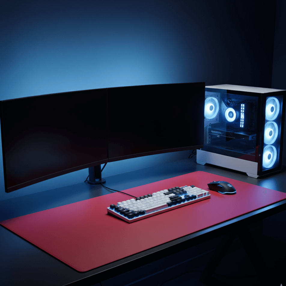 Gamer Deskmat Red (XXL)