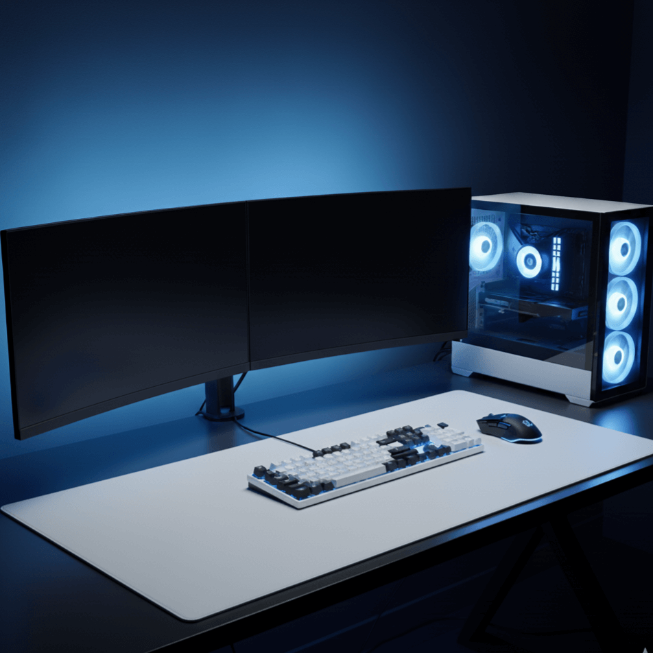 Gamer Deskmat White (XXL)